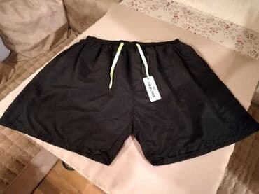 pantalone za punije: Šorc, 6XL (EU 64), bоја - Crna, Poliester — 1