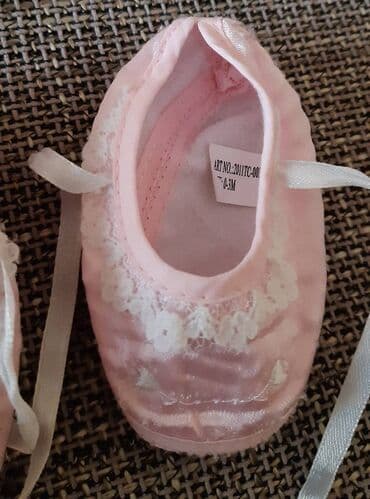 bata srbija obuca: Roze bebine baletanke/cipele za novorođenče (0–3 meseca). - — 2