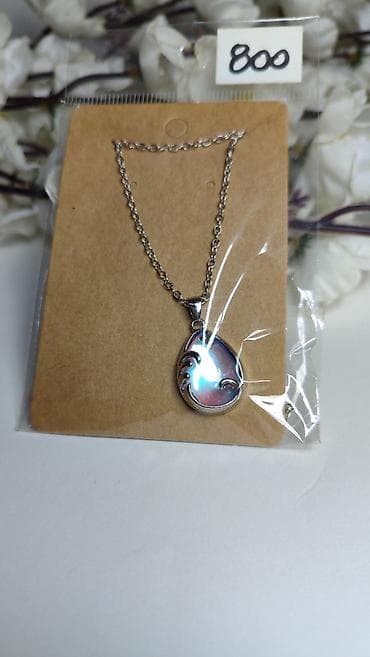 set za popravku satova: Ogrlica sa privjeskom u obliku suze - Materijal: lančić od metalne — 5