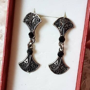 prsten sa srcem: Screwback earrings, Handmade — 2