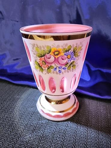 Bohemija kristalna vaza 1950,60ta.god.rucni rad. Bohemija pehar na lalafo.rs Bohemija kristalna vaza 1950,60ta.god.rucni rad. Bohemija pehar