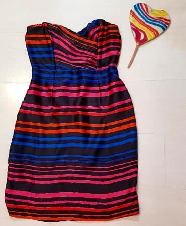 h: H&M M (EU 38), bоја - Crna, Koktel, klub, Top (bez rukava) — 1