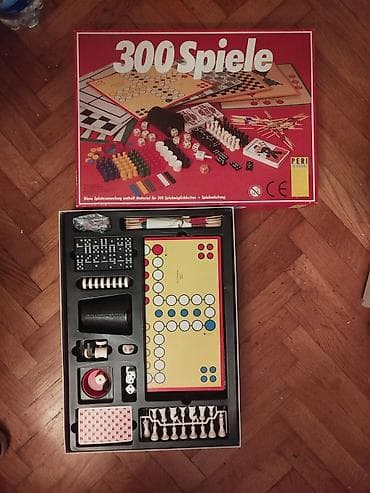 balote igra: Set drustvenih igara Spiele 300 drustvene igre Neki mix igara.Deluje — 5
