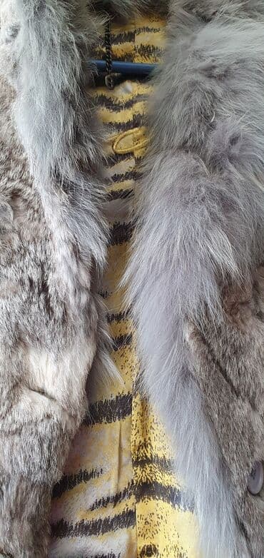 zimske jakne sa dva lica: S (EU 36), With lining, Mink, color - Grey — 2