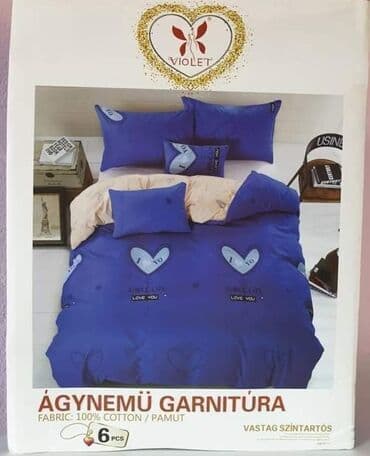 Pamucna posteljina Set sadrzi: 6 delova: Jorganska navlaka 200x220