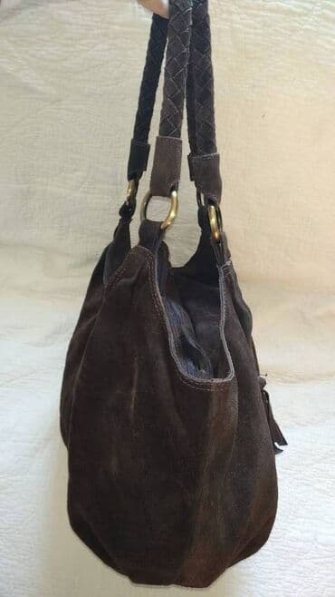 Handbags: 5th avenue odlična kožna torba Odlična torba od meke brušene prirodne — 8