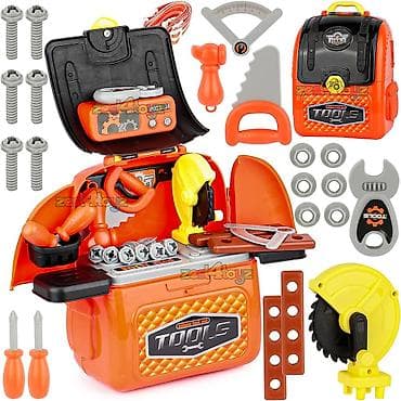 deciji biciklo: Dečiji set alata u rancu – Deluxe Tool Set - Prenosivi set za male — 3