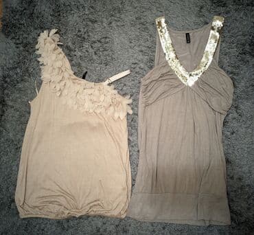 crop top h m: L, Viscose — 8