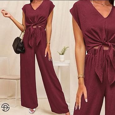 Venčanice i aksesoari: Komplet bluza + pantalone širokih nogavica Dostupne veličine: S, M, L — 4