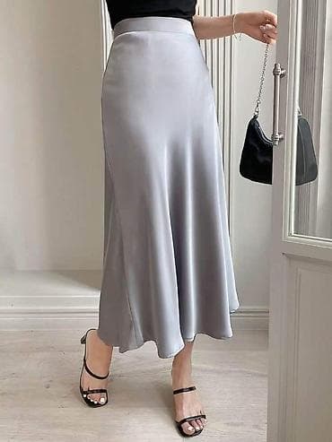 suknje sa resama: Satenasta midi suknja A‑kroja
1750 din 
S M L — 4