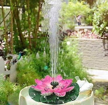 fontana za dvorište: ⛲️ Lotos 🪷Solarna fontana ⛲️ 🛒 Cena: 2400 dinara❤️‍🔥 🌴Fontana je — 4