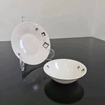 luminarc tanjiri na komad: Duboki tanjiri 6 komada 1800
cinije 6 komada 1700 din — 3