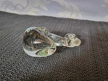 kucni dekor: Murano nova figura,duvano staklo 70te.god. Visina. 8/4cm — 9