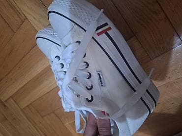 mekvin patike: Beli platneni patike – platforma - Model: niske patike od platna sa — 3