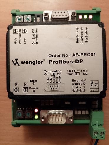 univerzalna multimedija za auto: Wenglor Profibus-DP gateway/modul – Order No: AB-PR001 - Industrijski — 1