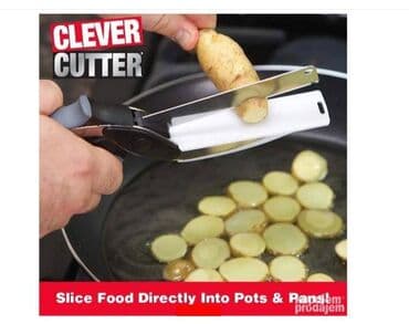 lazy bag za decu: Clever Cutter-2u1 kuhinjski nož i daska. Clever Cutter kombinuje — 6