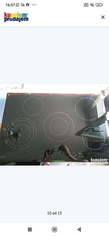 mini frizideri polovni: Ugradna staklokeramička ploča za kuvanje Gorenje Model: KK 7520-90 T — 4