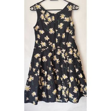 dugacke haljine: Zara M (EU 38), color - Black, Cocktail, Without sleeves — 2