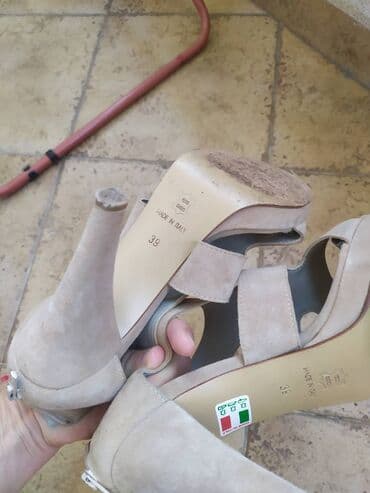 kožna jakna s krznom zara: Sandals, 39 — 2