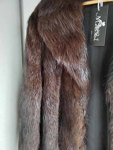 roze sandale ravne: Nova luksuzna bunda od pravog krzna lutrije, uvoz iz Turske, ekstra — 6