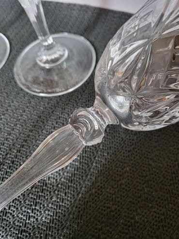 kristalne čaše prodaja: Case kristal za vino iz 70ih. Kristalne case za vino,bez osecenja,sve — 13