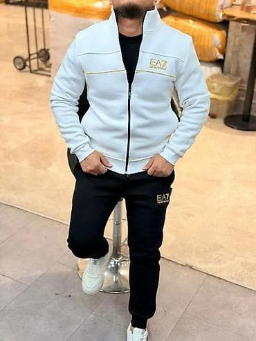 tech fleece stari modeli: Komplet, S, Ea7, bоја - Crna — 1