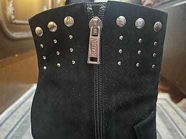 paradiso obuca beograd: Crne ženske čizme nove nenošene GAUDI - ankle boots - Materijal — 4