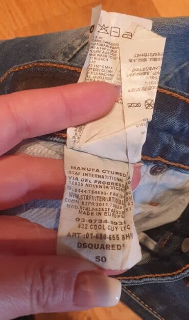 kofer sa šminkom dm: Farmerke, 42 / 32, Dsquared2, Skinny — 5
