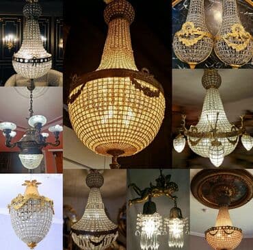 RS - Antique Chandeliers: 064/874-65-63 ☎️ VELIKI IZBOR SALONSKIH KRISTALNIH LUSTERA,ZIDNIH