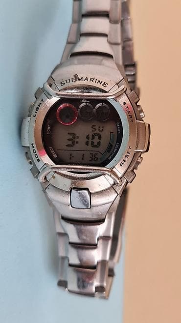 swarovski satovi: Digitalni ručni sat U.S. Submarine, kućište i narukvica od nerđajućeg — 1