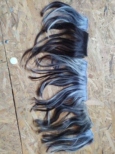 Sweatpants: Prodajem prirodnu kosu,set klipsi . set sadrži ;dva puta po jednu — 5