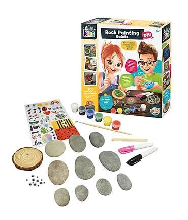 raketa od kolaž papira: Slikanje na kamenu 105459 Buki – kreativni DIY set za ukrašavanje — 3