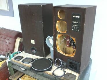 Mini disk plejeri: Z. k. Visare za 10 inca-delovi -kutije 70x36x28cm; prazne; potrebno — 9