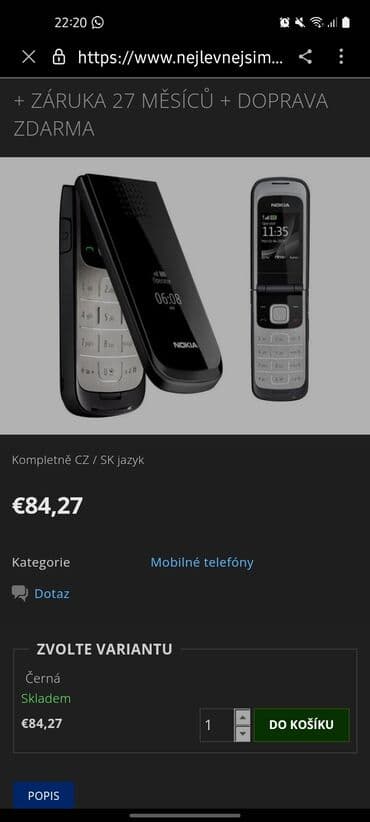 Electronics: Nokija 2720 ispravna telefon radi na sve mreze,telefon ima dva ekrana — 6