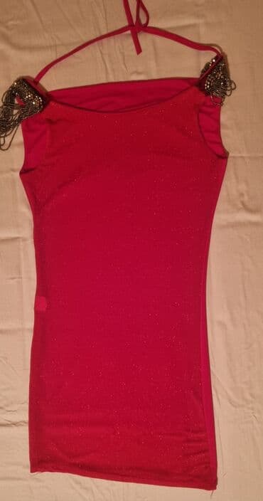 helanke sa trakom oko stopala: XS (EU 34), color - Red, Cocktail, With the straps — 1