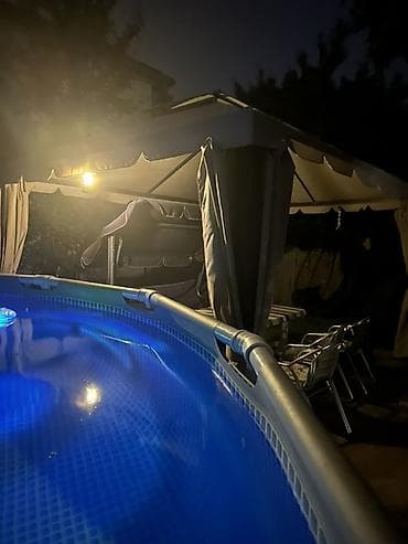 poklon za decka: Tarrington House Veoms paviljon, sivi, 3×4 m - Dimenzije: 3 m × 4 m – — 3