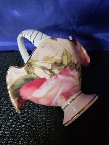zemljane posude: Korpa nova,vintaz,bombonijera Limonz stil Harmony. Porcelanska — 15
