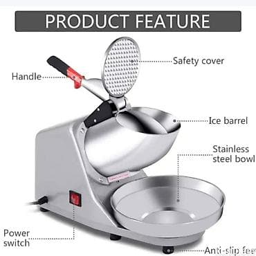 dolce gusto aparati akcija: Aparat PROFESIONALNA mašina za lomljenje i drobljenje leda 500W — 3