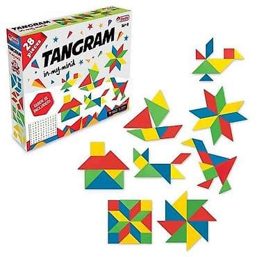 Kreativne i edukativne igračke: Tangram slagalica – edukativna igračka za decu 3+ Tangram slagalica — 1