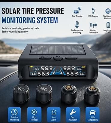 Auto oprema: Solarni TPMS – sistem za nadzor pritiska u gumama - Real-time — 1