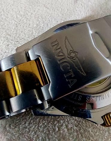 bugatti muške jakne: Invicta Pro Diver automatski sat – dvoobojni (čelik/zlato) - Kućište — 6