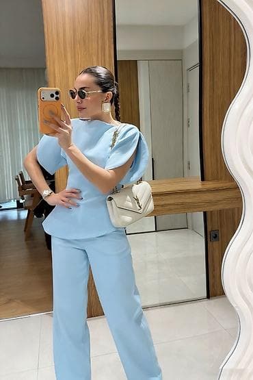 strauss pantalone cena: ✅Ženski dvodelni komplet – elegantna bluza i pantalone ✅3000 din S M — 3