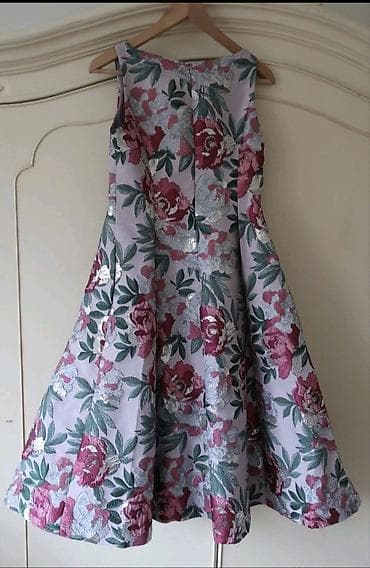 svecani korset: Haljina Adrianna Papell – Floral Jacquard Fit & Flare - Model — 2