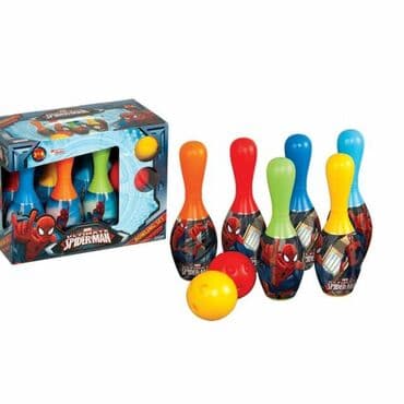 Igračke: Dečiji kuglaški set „Ultimate Spider-Man“ - Komplet sadrži 6 šarenih — 1