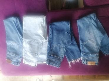 kickers obuca: Farmerke lot 2000, Stradivarius farmerke xs 32 noseno par puta svetle — 10