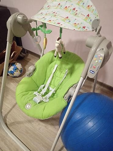 polovni klik klak lezajevi: Chicco električna ljuljaška za bebe sa tendom i igračkama - Udobno — 8