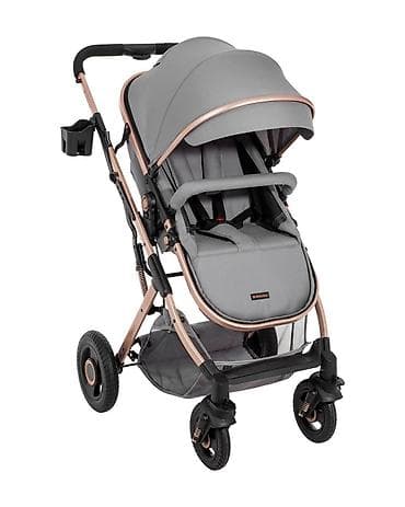 kolica per bebe: KikkaBoo kolica Scarlett – light grey (šifra: KKB2) - Pogodna od — 1