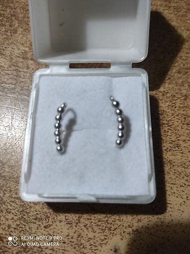 Sweatpants: Srebrne minđuše – više modela - Model 1 (2950): Kačenje na zatvarač — 5