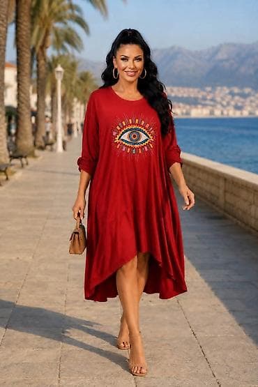 lanene haljine za punije: 08. Haljina za punije
XL 2XL 3XL 
Cena : 2.600 dinara H — 3
