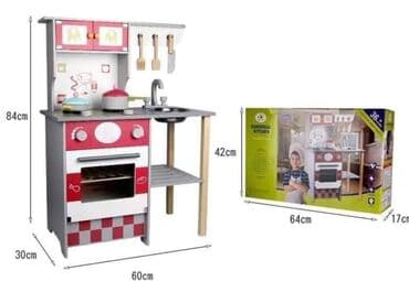 leon drvene klompe cena: Drveni dečji Kuhinjski SET sa priborom! Ovo je set kuhinjskog — 1